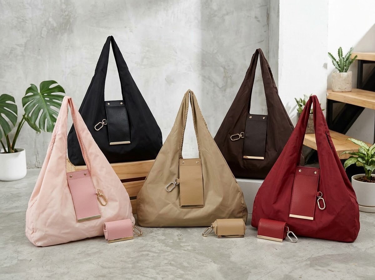 MIMI Foldy Bags in five colors